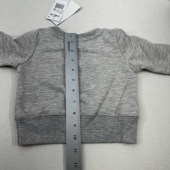 Peanuts Baby Size 3-6 Month Woodstock Long Sleeve Sweatshirt Gray New With Tags - Picture 13 of 14